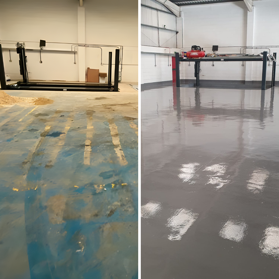 Midlands Service Garage floor
